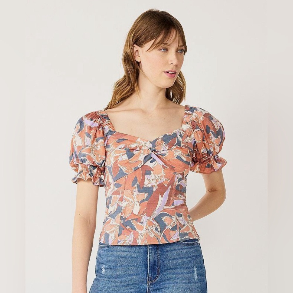 Nine West Floral Blouse